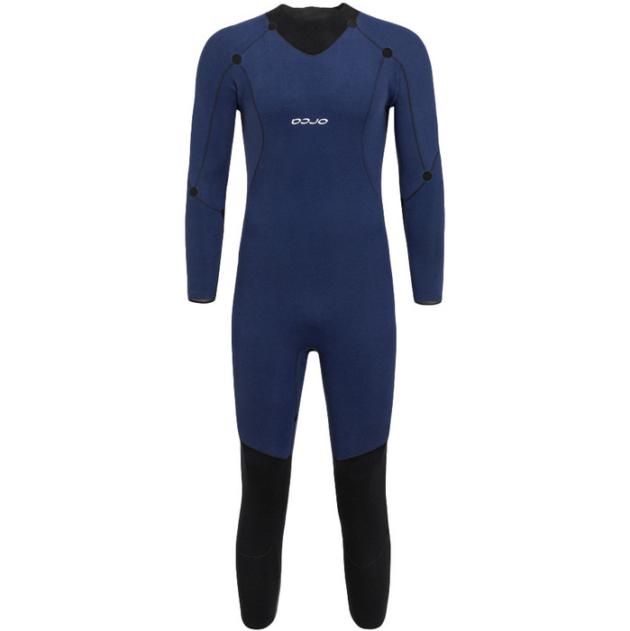 2024 Orca Hommes Zeal Perform Open Water Swim Back Zip Combinaison Noprne NN2F0501 - Black